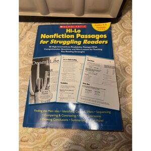 Scholastic Hi-Lo Grades 4-5 Learning Book for Struggling Readers